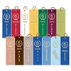 1-5/8" x 6" Victory Torch Stock Square Top Ribbons