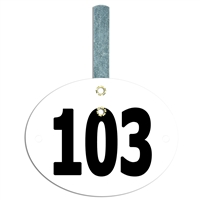 Dressage/Small Oval Exhibitor Numbers w/ Hook