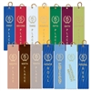 2" x 8" Victory Torch Stock Square Top Ribbons
