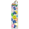 2" x 8" Multicolor "Awesome" Stock Point Top Ribbons