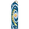 2" x 8" Multicolor "Awesome" Stock Point Top Ribbons