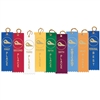 2" x 8" Swimming Stock Square Top Ribbons