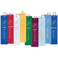 2" x 8" Track Stock Square Top Ribbons