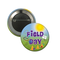 2-1/4" Full Color "Hula Hoop Field Day" Stock Buttons
