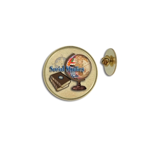 "Social Studies" Stock Lapel Pins