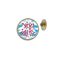"You Did It" Stock Lapel Pins