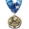 2-3/8" ES Medal w/ Stock Millennium Neck Ribbon