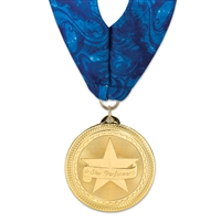 2" BLMedal w/ Stock Millennium Neck Ribbon