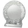 6" Optical Crystal Plate w/ Stand