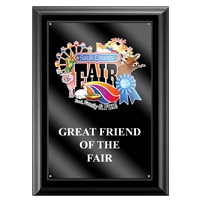 5" x 7" Full Color Black Plaque w/ Acrylic Overlay