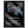 7" x 9" Full Color Black Plaque w/ Acrylic Overlay
