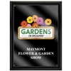 9" x 12" Full Color Black Plaque w/ Acrylic Overlay