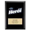 5" x 7" Full Color Custom Plaque - Black Finish