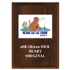 5" x 7" Full Color Cherry Finish Plaque