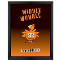 7" x 9" Full Color Black Plaque