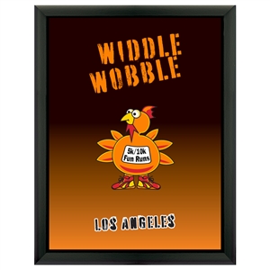 7" x 9" Full Color Black Plaque