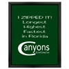 8" x 10" Full Color Black Plaque