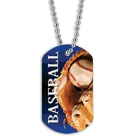 Full Color Dog Tags w/ Athletic Stock Designs