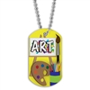 Full Color Dog Tags w/ Scholastic Stock Designs