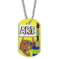 Full Color Dog Tags w/ Scholastic Stock Designs
