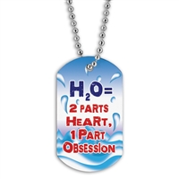 Full Color Dog Tags w/ Athletic Stock Designs
