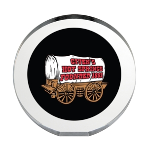 Full Color Acrylic Trophy - Round