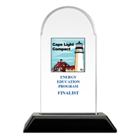 Full Color Acrylic Trophy - Arch