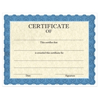 Full Color "Classic Blue" Stock Certificates