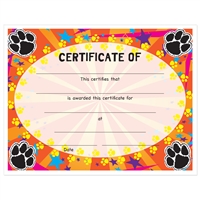 Full Color "Paws" Stock Certificates