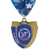 2-3/4" MS14 Full Color Medal w/ Stock Millennium Neck Ribbon