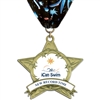 3-3/8" AS14 Full Color Medal w/ Stock Millennium Neck Ribbon
