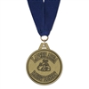2" HG Medal w/ Grosgrain Neck Ribbon
