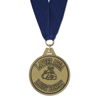 2" HG Medal w/ Grosgrain Neck Ribbon