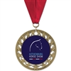 2-3/4" RS14 Full Color Medal w/ Grosgrain Neck Ribbon