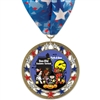 2-3/4" RSG Full Color Medal w/ Stock Millennium Neck Ribbon