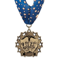 2-1/4" TS Medal w/ Stock Millennium Neck Ribbon
