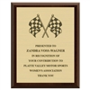 8" x 10" Cherry Plaque w/ Engraved Plate