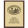 9" x 12" Cherry Plaque w/ Engraved Plate