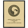 12" x 15" Black Plaque w/ Engraved Plate