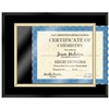 Certificate Plaque - Black Finish
