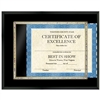 Certificate Plaque - Black Finish