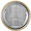 8" Round Tray w/ Gold Border