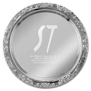16-1/2" Rose Edge Tray