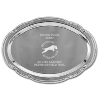 Scalloped Oval Tray