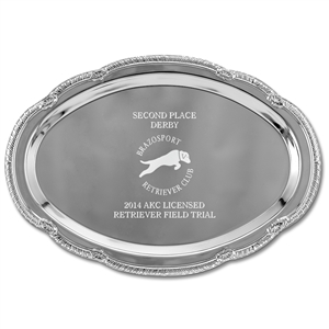 Scalloped Oval Tray