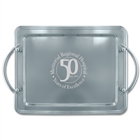 14" x 11" Rectangular Tray w/ Handles