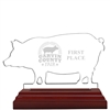 Engraved Hog Acrylic