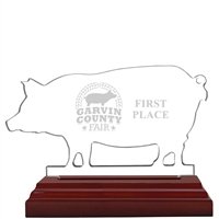 Engraved Hog Acrylic