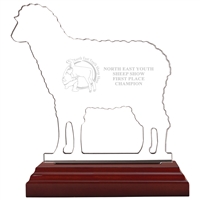 Engraved Sheep Acrylic