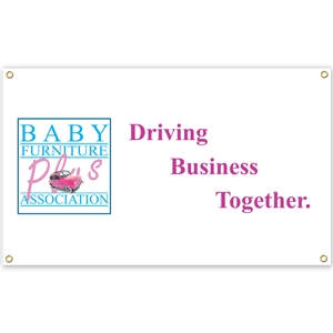 3' h x 5' w Custom Banner